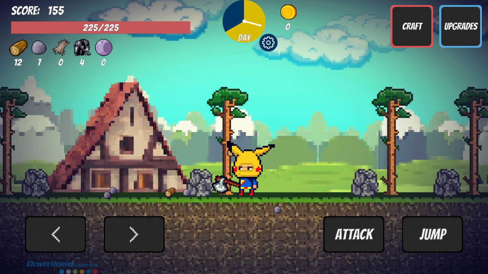 Đánh quái khi đêm đến