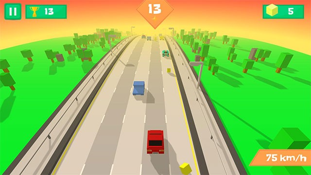 Game đua xe Pixel Traffic: Highway Racing