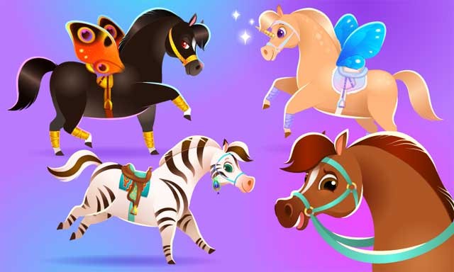 Game Pixie the Pony có rất nhiều chú ngựa dễ thương để bạn lựa chọn và chăm sóc