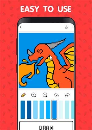 Pixilart cho Android là ứng dụng đơn giản và dễ sử dụng