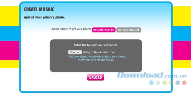 Tải ảnh từ máy tính
