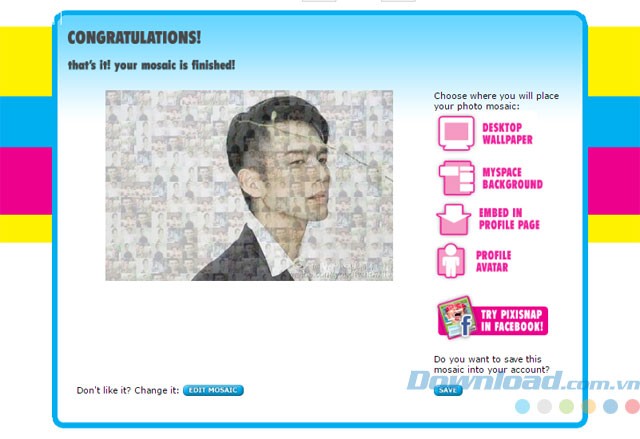 Lưu ảnh và chia sẻ