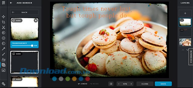 Chọn khung hình cho ảnh