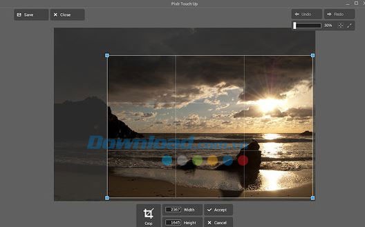 Cắt ảnh với Pixlr Touch Up