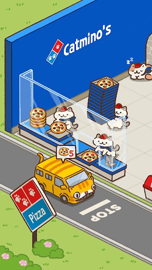 Pizza Cat cho bận quản lý một nhà hàng pizza cùng mèo