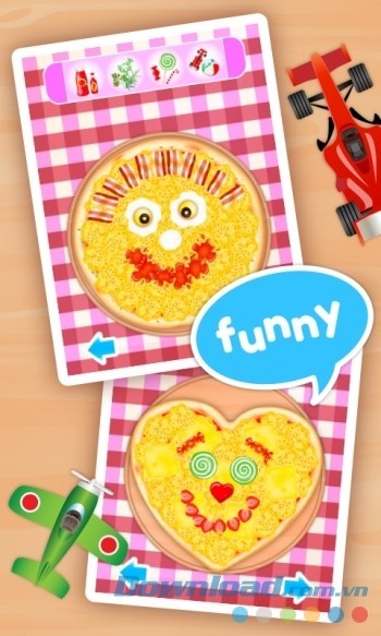 Chọn hình dạng bánh tùy thích