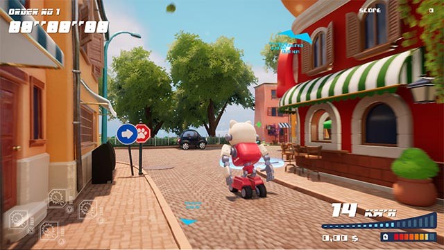PizzaPanic là game mô phỏng giao pizza trong thành phố theo phong cách hành động kết hợp tốc độ