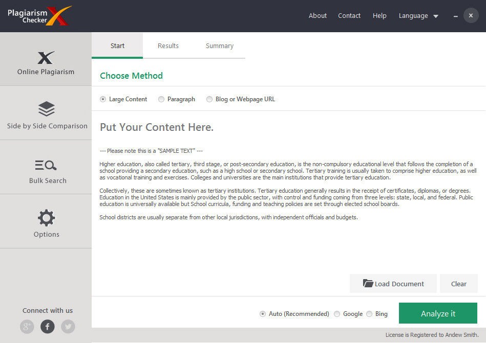 Kiểm tra định vị các đoạn đạo văn với Plagiarism Checker X