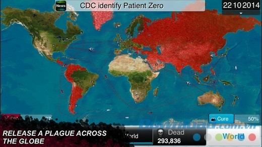Plague Inc. cho iOS - game gieo rắc đại dịch đáng sợ trên iPhone