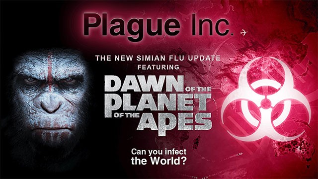 Gói nội dung The Simian Flu Expansion Pack mới cho Plague Inc.