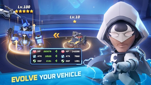 Tiến hóa các phương tiện chiến đấu của bạn trong game Plague Invader: Survival Wars