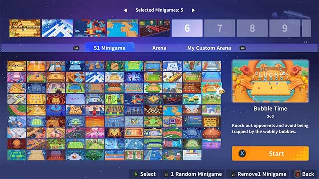 Rất nhiều mini game hấp dẫn để tranh tài hoặc hợp tác với bạn bè