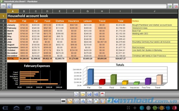 PlanMaker Mobile for Android