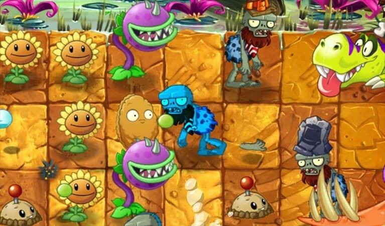 Plants vs. Zombies 2 đưa bạn xuyên không