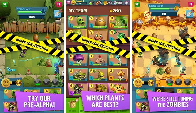 Thể hiện kỹ năng phòng thủ trong cuộc chiến giữa đội quân cây trồng và zombie