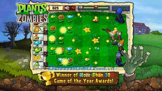 Tham gia những màn bắn zombie vui nhộn trong Plants vs. Zombies for iOS