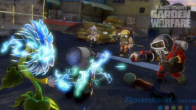 Cuộc chiến giữa cây cối và zombie