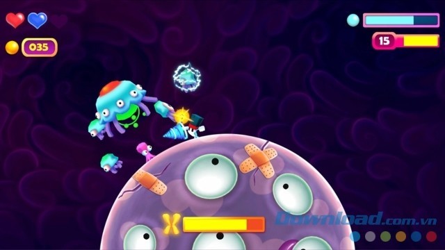 Chiến đấu với bầy lũ vi khuẩn trong game hành động mới Plasma Puncher cho máy tính