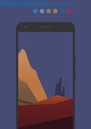 hình nền tối giản