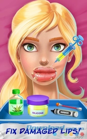 Sửa một đôi môi bị hỏng