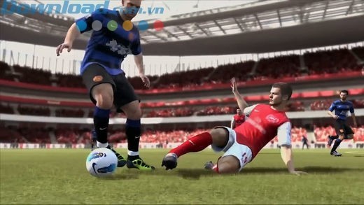 Thể hiện kỹ năng đá bóng điêu luyện