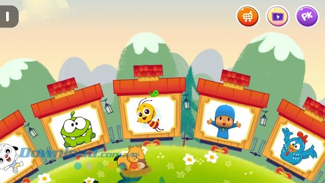 PlayKids gồm nhiều chủ đề khác nhau
