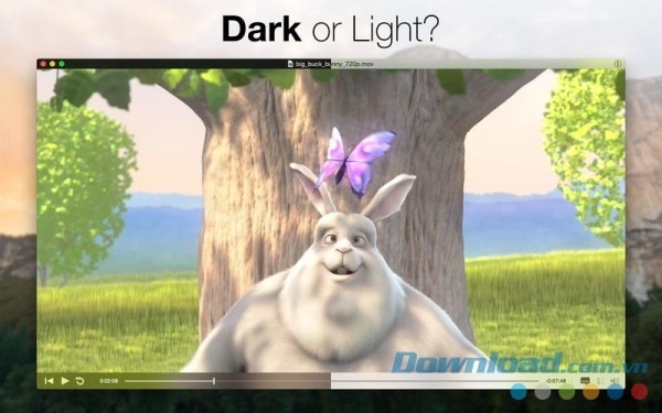 Playr cho Mac chỉnh hiệu ứng xem phim như ý