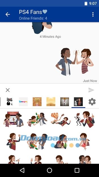 Kho biểu tượng của PlayStation Messages