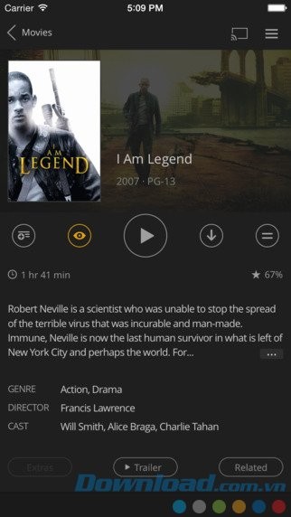 Xem phim trên màn hình lớn