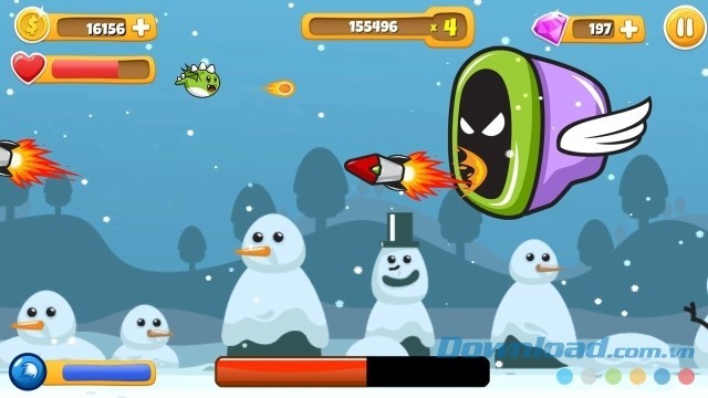 Đối mặt với những con boss mạnh mẽ