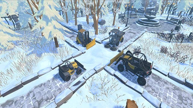 Chơi game Plow the Snow! 1 mình hoặc hợp tác với bạn bè để cùng nhau cào tuyết toàn thành phố