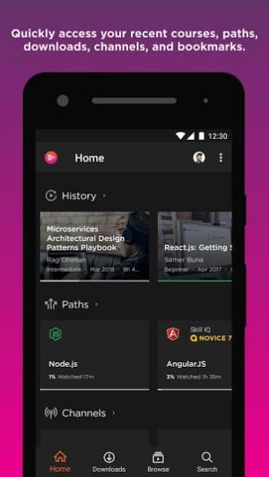 Pluralsight cho bạn truy cập nhanh vào các khóa học công nghệ cùng chuyên gia