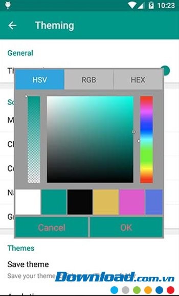 Plus Messenger với giao diện Theming