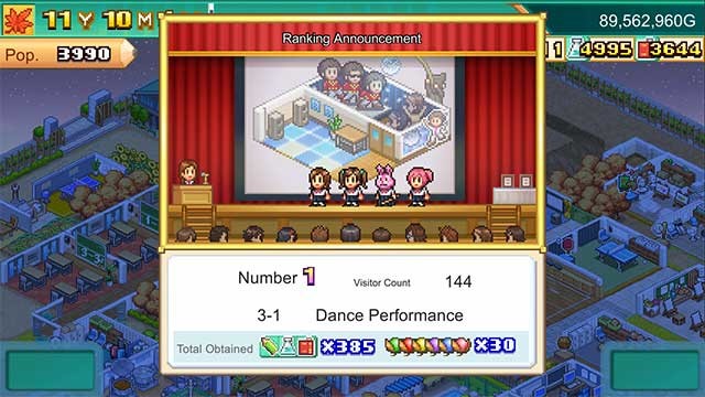 Các học sinh có thể được chiêu mộ và góp phần nâng cao danh tiếng của trường