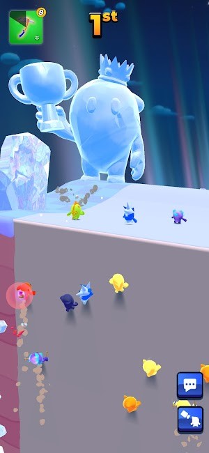 Chạy đua vui nhộn, về đích đầu tiên và giành chiến thắng