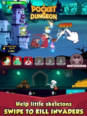 Giúp các quái vật chiến đấu với sự xâm chiếm của loài người trong game Pocket Dungeon