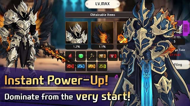 Cường hóa ngay lập tức, thống trị ngay từ đầu khi chơi Pocket Knight: Idle RPG