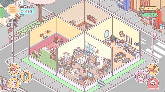 Mở khóa các căn phòng mới và trang trí theo ý thích