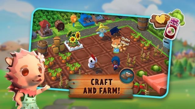 Chế tạo và trồng trọt, rất nhiều công việc cho bạn thực hiện trong game Pocket Pioneers