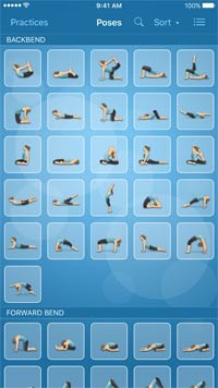 Thư viện tư thế với thông tin mô tả và lợi ích đạt được