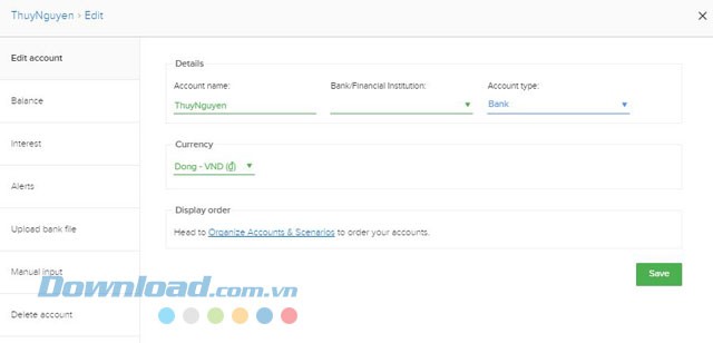 Tạo tài khoản người dùng