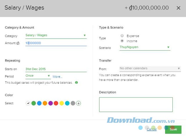 Thêm hoạt động giao dịch trong tương lai