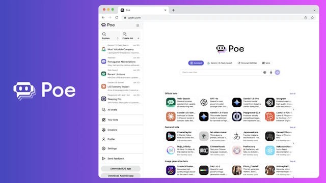 Poe là nền tảng chatbot AI đa mô hình do Quora phát triển