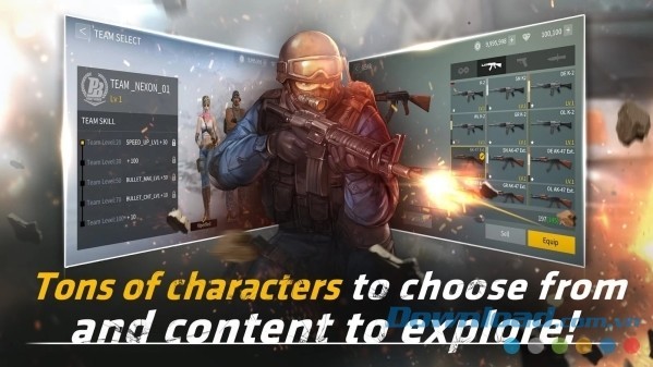 Point Blank: Strike cho Android mang tới vô số lựa chọn nhân vật đẹp mắt