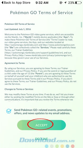 Đồng ý đăng nhập