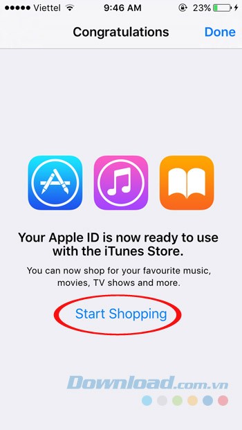 Bắt đầu mua sắm