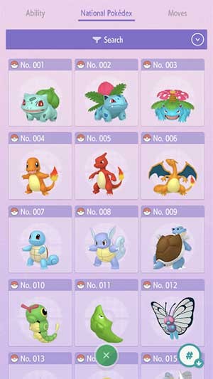 Hoàn thành cuốn Pokédex quốc gia
