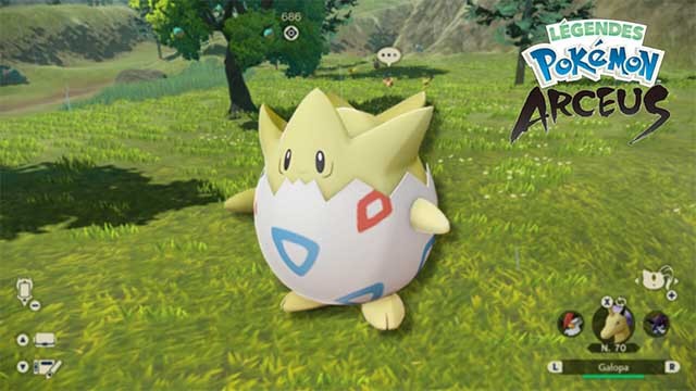 Togepi có tính cách nhút nhát