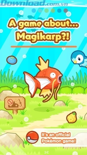 Huấn luyện pokemon Magikarp hóa rồng