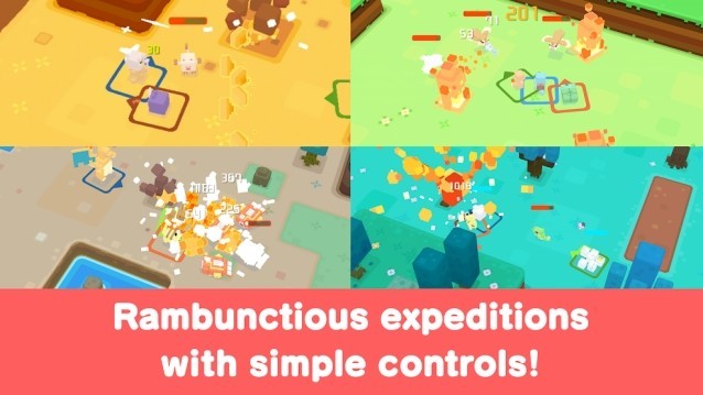 Điều khiển game đơn giản, tạo ra các trận đánh vui nhộn